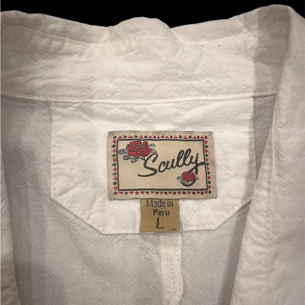 Scully White Floral Embroidered Blouse - Picture 9 of 15